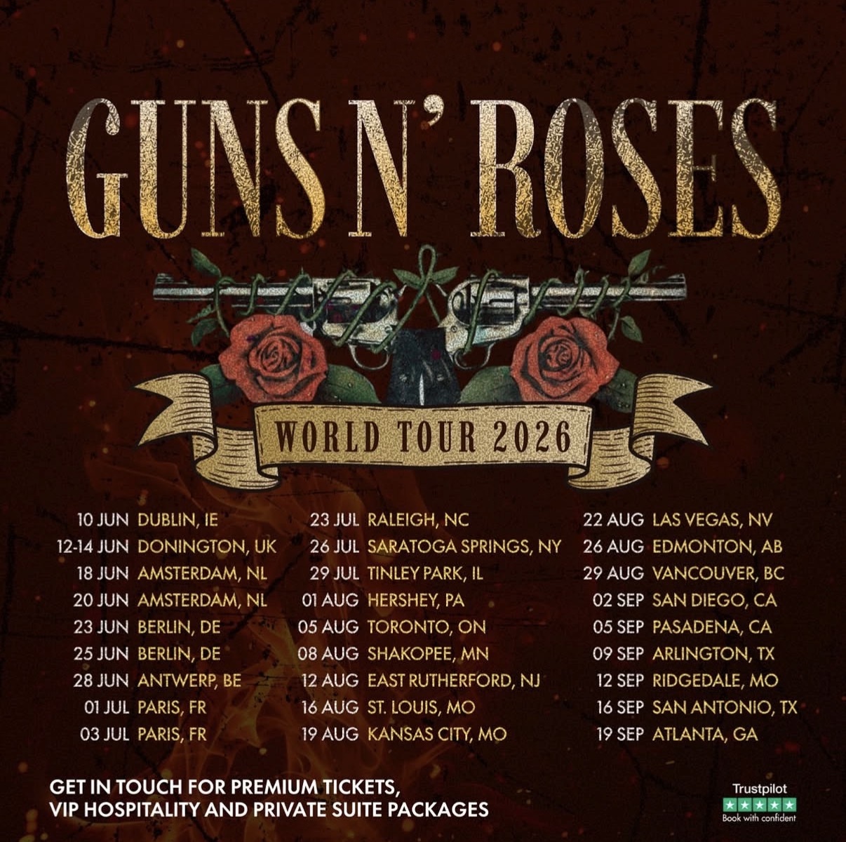 Guns N' Roses β World Tour 2026