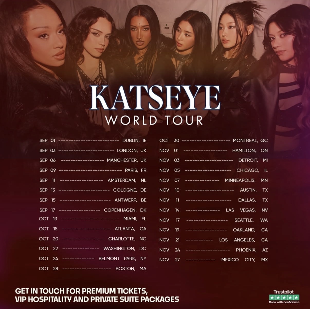 KATSEYE β World Tour 2026