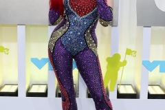 NEWARK, NEW JERSEY - AUGUST 28: Justina Valentine attends the 2022 MTV VMAs at Prudential Center on August 28, 2022 in Newark, New Jersey. (Photo by Dia Dipasupil/Getty Images)